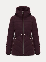 Phase Eight Red Bobbie Short Puffer Coat - Image 7 of 7