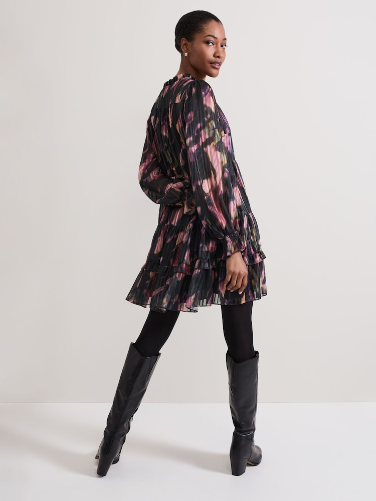 Phase Eight Black Martina Swing Dress - Image 2 of 7