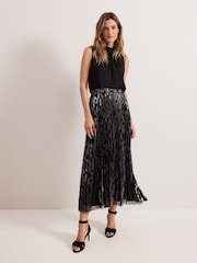 Phase Eight Metallic Zoe Metallic Skirt - Image 1 of 7