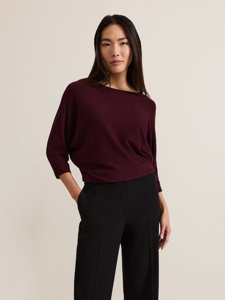 Phase Eight Red Cristine Knit Jumper - Image 1 of 7