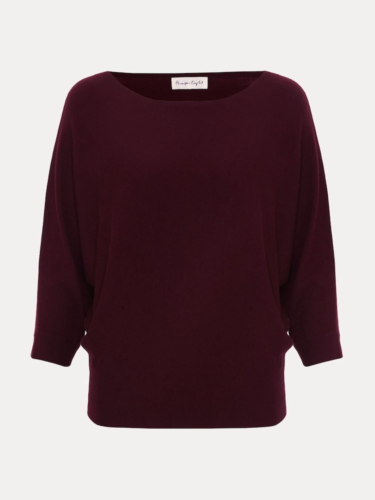 Phase Eight Red Cristine Knit Jumper - Image 7 of 7