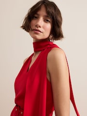 Phase Eight Red Petite Elika Jumpsuit - Image 4 of 6