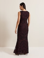 Phase Eight Red Montee Maxi Dress - Image 2 of 7
