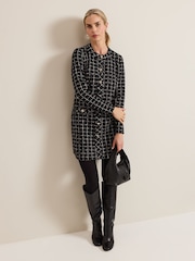Phase Eight Black Mylee Tweed Dress - Image 3 of 8