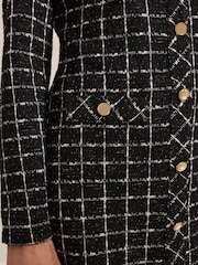 Phase Eight Black Mylee Tweed Dress - Image 5 of 8