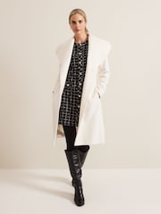 Phase Eight Black Mylee Tweed Dress - Image 6 of 8