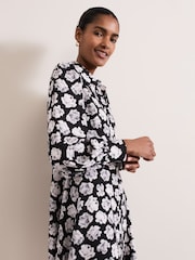 Phase Eight Black Selika Floral Dress - Image 6 of 7