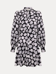 Phase Eight Black Selika Floral Dress - Image 7 of 7