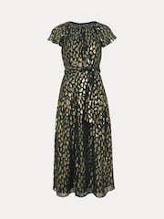 Phase Eight Green Lilani Shimmer Dress - Image 6 of 6