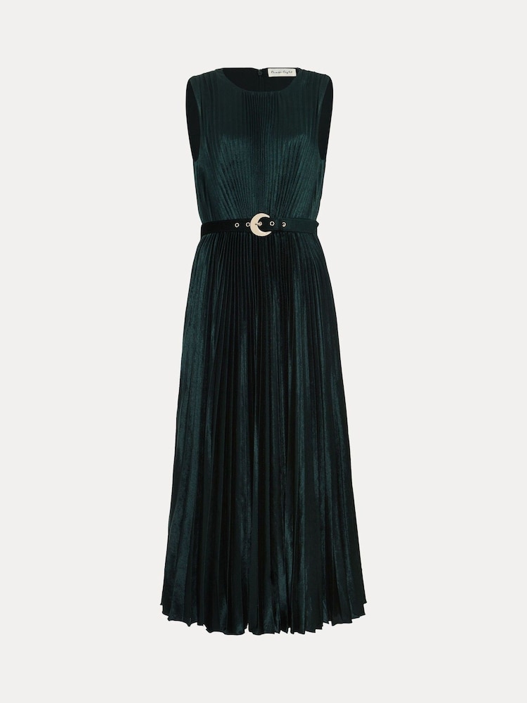 Phase Eight Green Velvet Simara Dress - Image 7 of 7