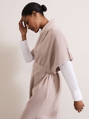 Phase Eight Natural Wendy Knit Coat - Image 5 of 7