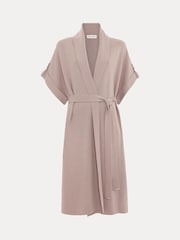 Phase Eight Natural Wendy Knit Coat - Image 7 of 7