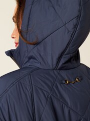 Ariat Blue Fescue Water-Resistant Insulated Cape Poncho - Image 5 of 5