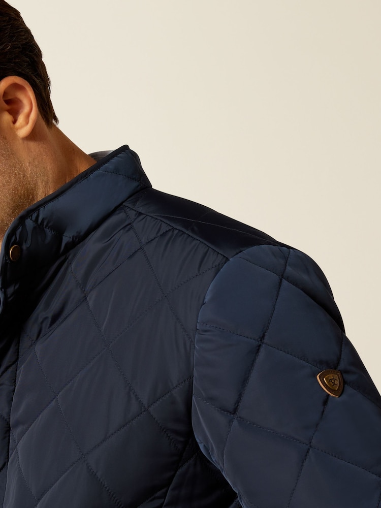 Ariat Blue Woodside Quilted Jacket - Image 5 of 5