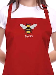 Personalised Embroidered Apron by Jonnys Sister - Image 1 of 3