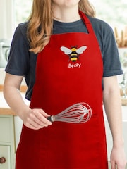 Personalised Embroidered Apron by Jonnys Sister - Image 2 of 3
