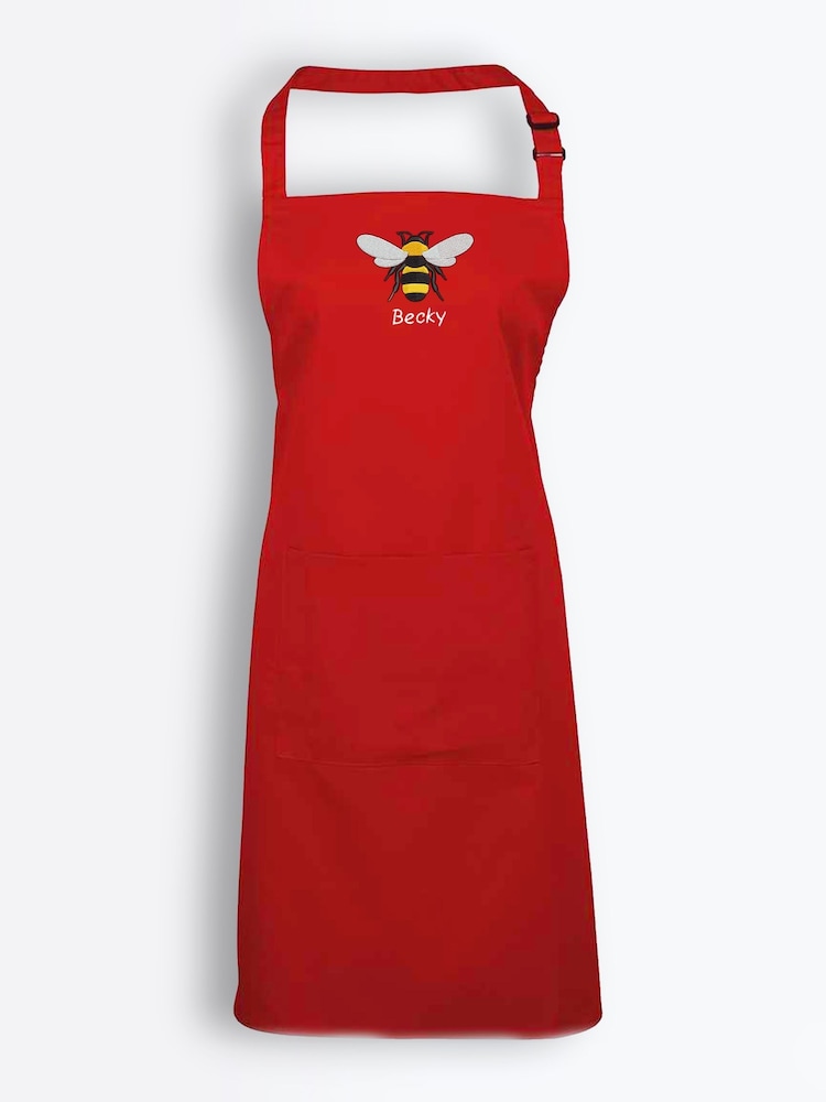 Personalised Embroidered Apron by Jonnys Sister - Image 3 of 3