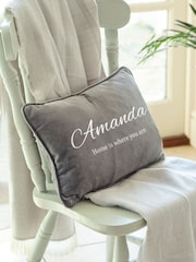 Personalised Velvet Cushion by Jonny's Sister - Image 1 of 4