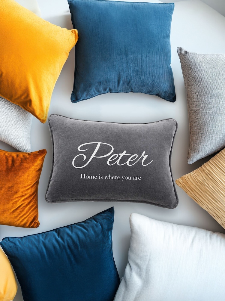 Personalised Velvet Cushion by Jonny's Sister - Image 4 of 4