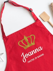 Personalised Adult Crown Apron by Jonnys Sister - Image 4 of 4