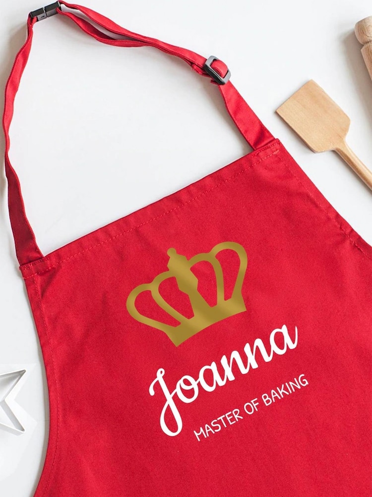 Personalised Adult Crown Apron by Jonnys Sister - Image 4 of 4