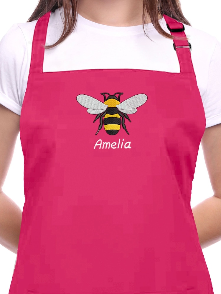 Personalised Embroidered Apron by Jonnys Sister - Image 1 of 4