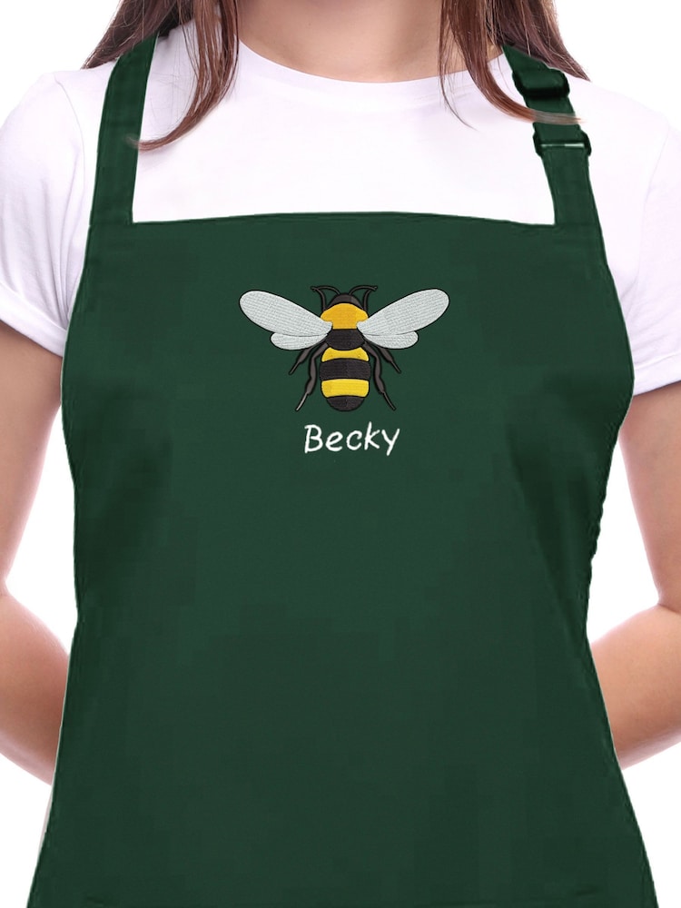 Personalised Embroidered Apron by Jonnys Sister - Image 1 of 3