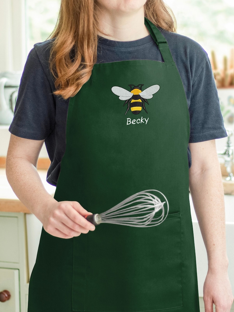 Personalised Embroidered Apron by Jonnys Sister - Image 2 of 3