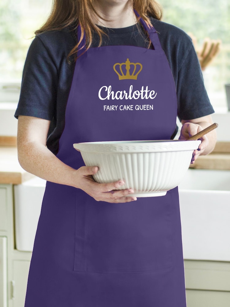 Personalised Adult Crown Apron by Jonnys Sister - Image 1 of 3