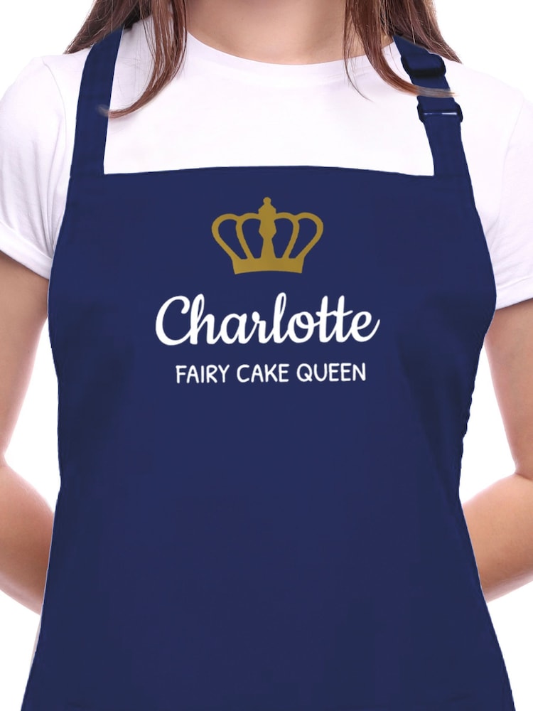 Personalised Adult Crown Apron by Jonnys Sister - Image 1 of 4 Personalised Adult Crown Apron by Jonnys Sister - Image 1 of 4