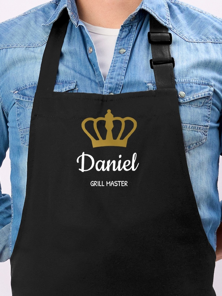 Personalised Adult Crown Apron by Jonnys Sister - Image 1 of 4