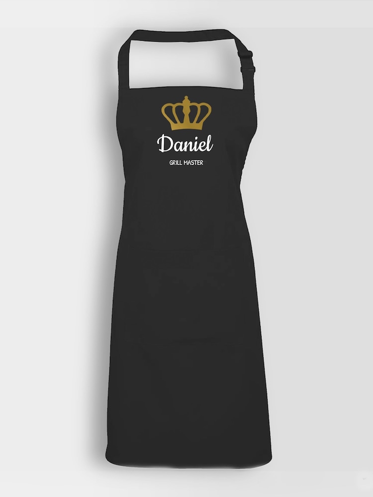 Personalised Adult Crown Apron by Jonnys Sister - Image 2 of 4 Personalised Adult Crown Apron by Jonnys Sister - Image 2 of 4