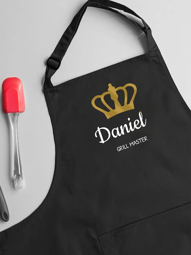 Personalised Adult Crown Apron by Jonnys Sister - Image 4 of 4