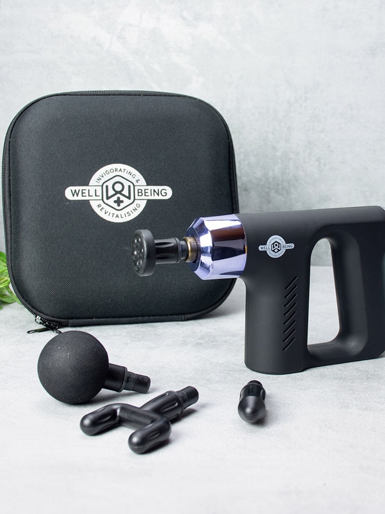 MenKind Wellbeing Mini Massage Gun with Carry Case - Image 1 of 7 MenKind Wellbeing Mini Massage Gun with Carry Case - Image 1 of 7