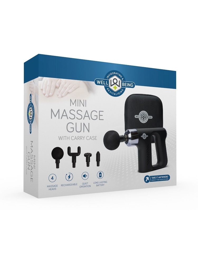 MenKind Wellbeing Mini Massage Gun with Carry Case - Image 3 of 3