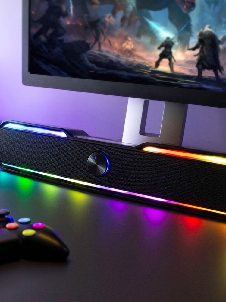 MenKind RED5 Light Up Gaming Soundbar - Image 1 of 5 MenKind RED5 Light Up Gaming Soundbar - Image 1 of 5