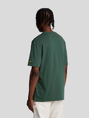 Lyle & Scott Green A Guide To Scotland Graphic 100% Cotton T-Shirt - Image 3 of 5