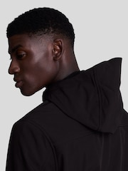 Lyle & Scott Black Fleece Back Softshell Jacket - Image 4 of 5