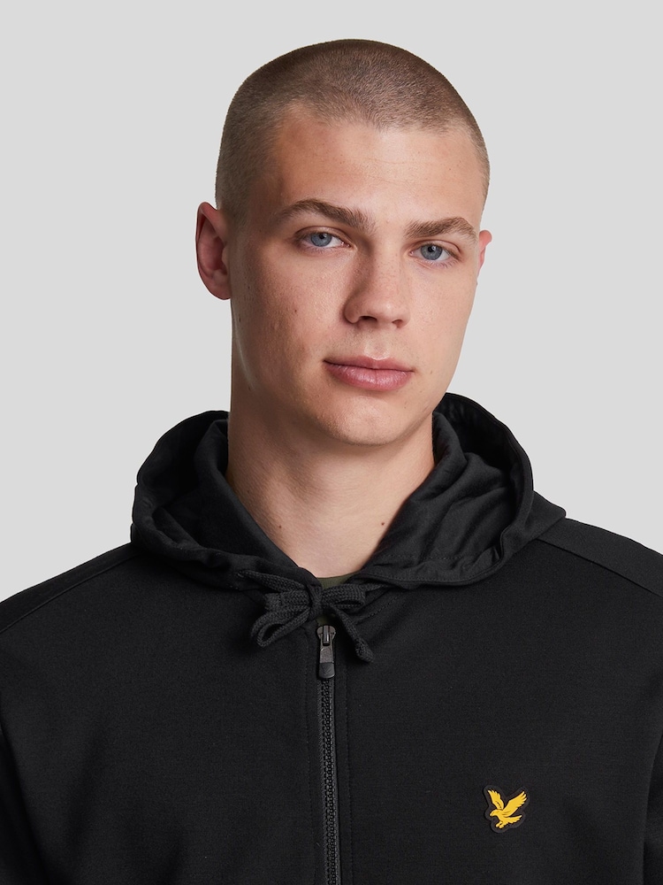Lyle & Scott Black Full-Zip 100% Cotton Hoodie - Image 2 of 5