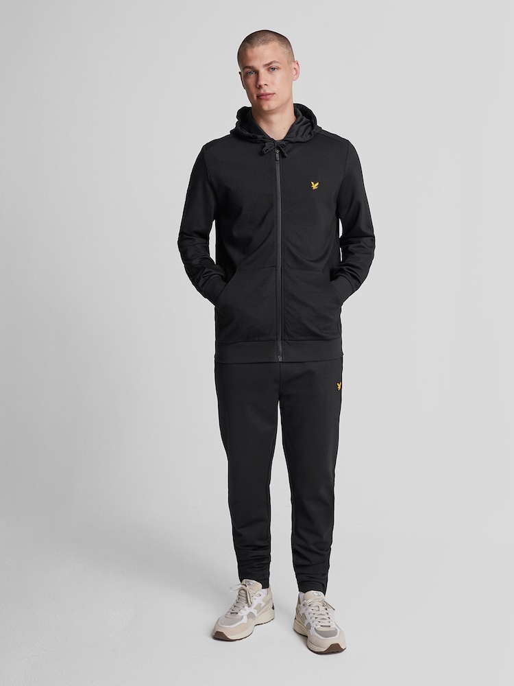 Lyle & Scott Black Full-Zip 100% Cotton Hoodie - Image 3 of 5