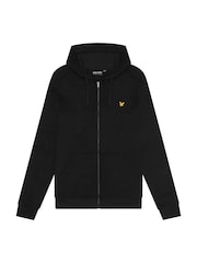 Lyle & Scott Black Full-Zip 100% Cotton Hoodie - Image 5 of 5