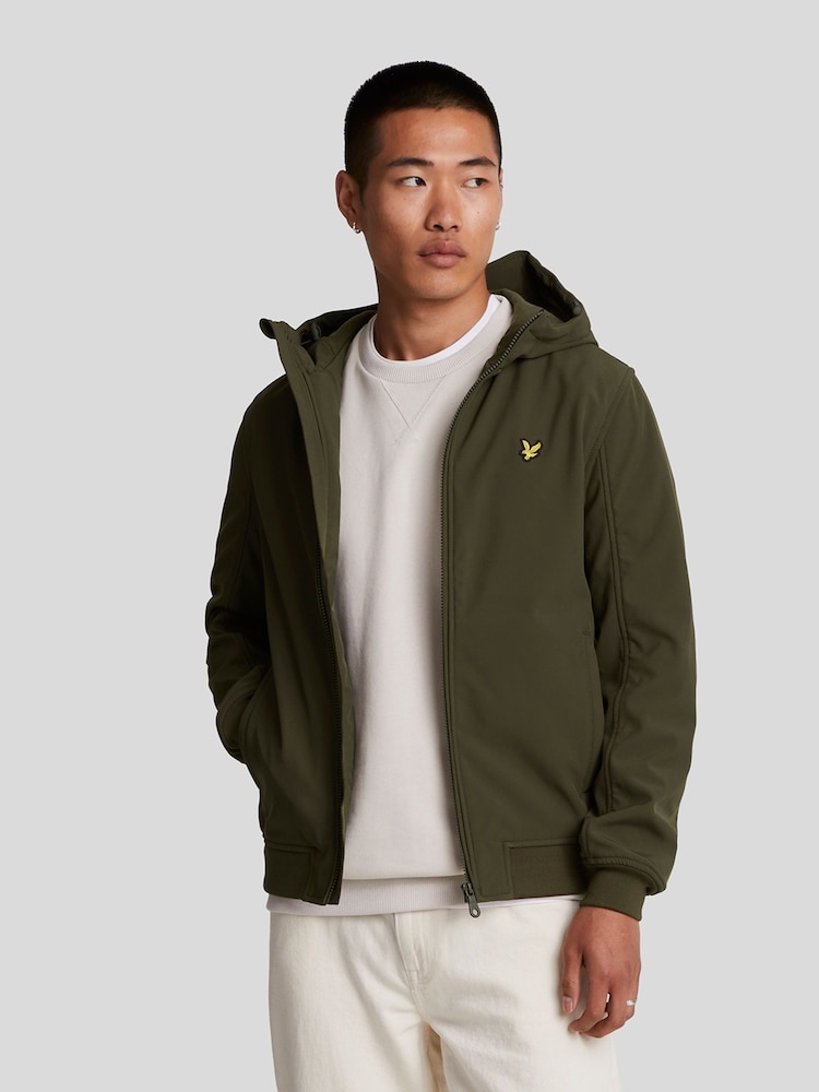 Lyle & Scott Softshell-Jacke mit Rückseite aus Fleece - Bild 1 von 5