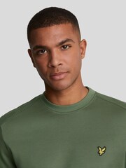 Lyle & Scott Green Green Crew Neck Fly Sweatshirt - Image 4 of 5