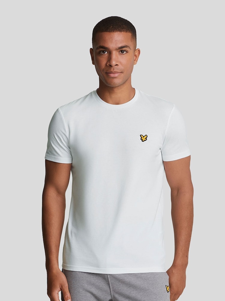 Lyle & Scott White Martin T-Shirt - Image 1 of 5 Lyle & Scott White Martin T-Shirt - Image 1 of 5
