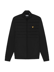 Lyle & Scott Black Hybrid Double Baffle Jacket - Image 5 of 5