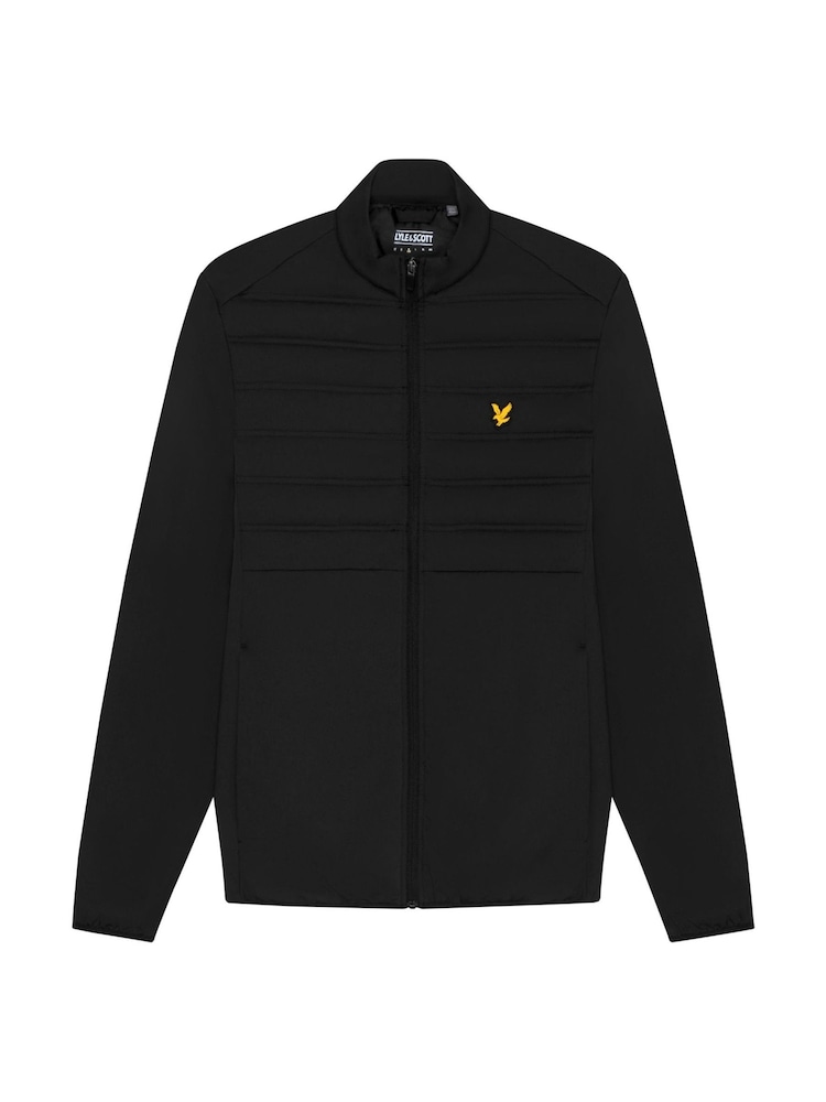 Lyle & Scott Black Hybrid Double Baffle Jacket - Image 5 of 5