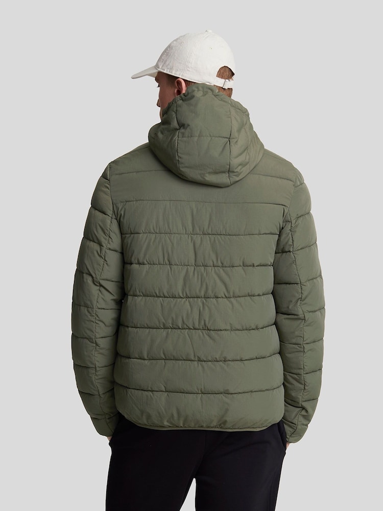 Lyle & Scott Green Lightweight Puffer Jacket - Image 2 of 5