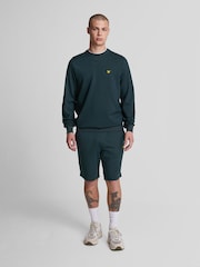 Lyle & Scott Navy Crew Neck Fly Sweatshirt - Image 3 of 5