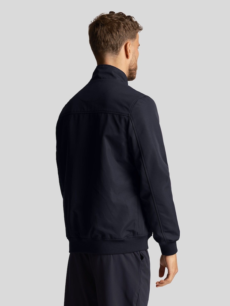 Lyle & Scott Blue Mesh Backed Funnel Neck Jacket - Image 2 of 5