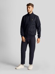 Lyle & Scott Blue Mesh Backed Funnel Neck Jacket - Image 3 of 5